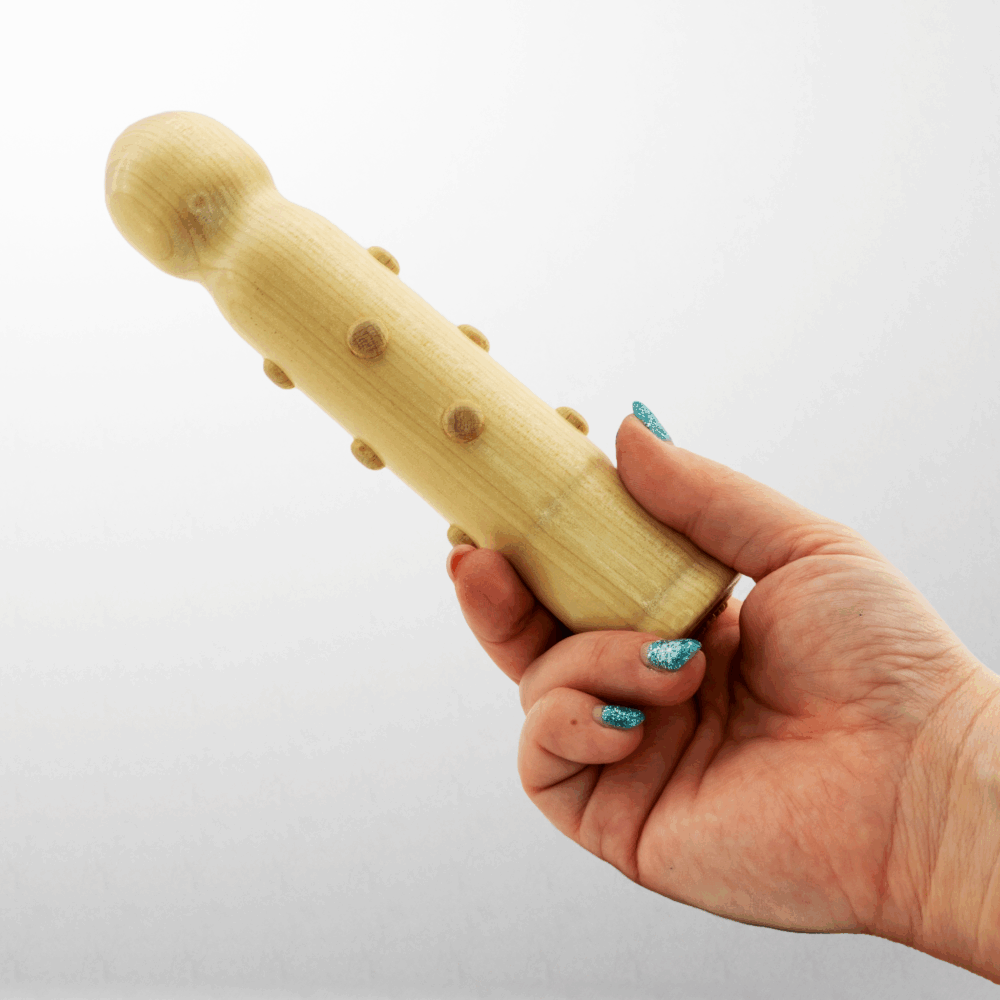 Wooden Dildo - Knobbed