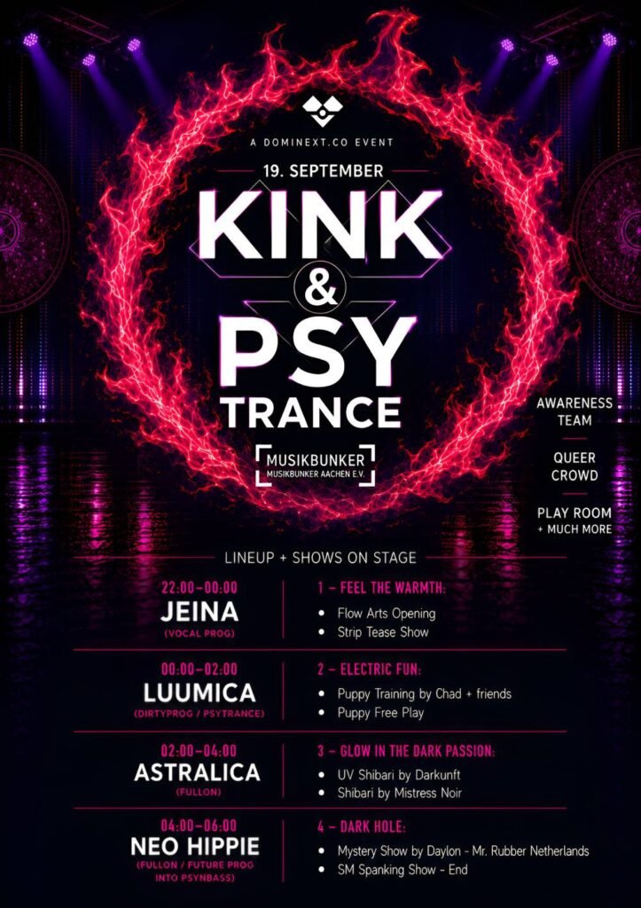 Dominext Kinky and Psytrance Party